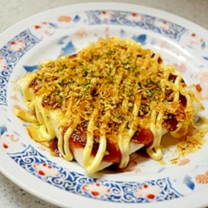 はんぺんで簡単お好み焼き!?